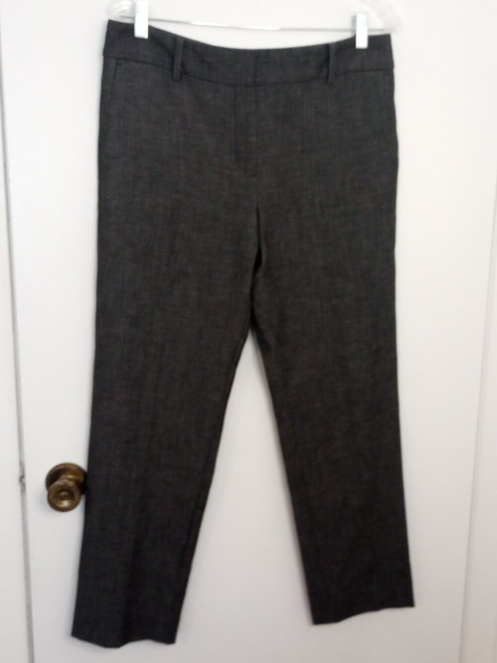 Ann Taylor Factory Grey Career Ankle Pants